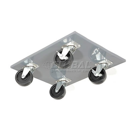 Global Industrial Pedestal Dolly Base, 16x20x5 607CP28